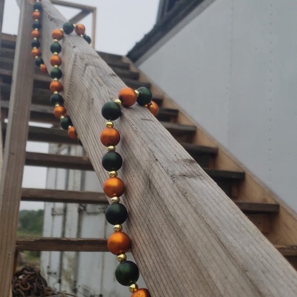 Lot of 4- K&k interiors Fall bead ornaments decor - Picture 12 of 13